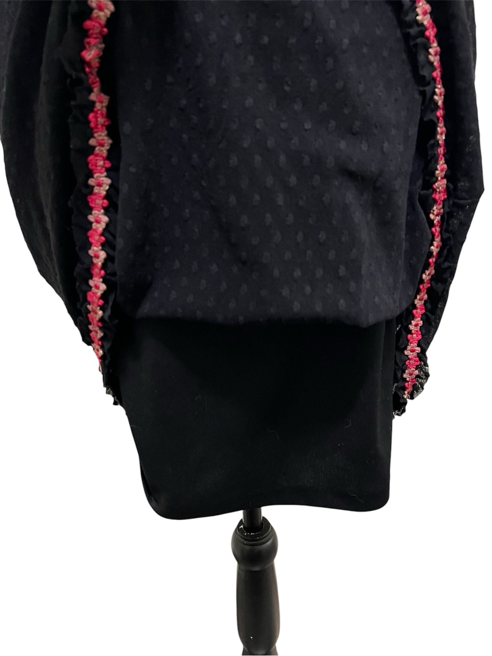 🚫SOLD🚫 Vintage Betsey Johnson New York Sheer Swiss Dot Mesh Floral Slip Dress - Picture 10 of 13